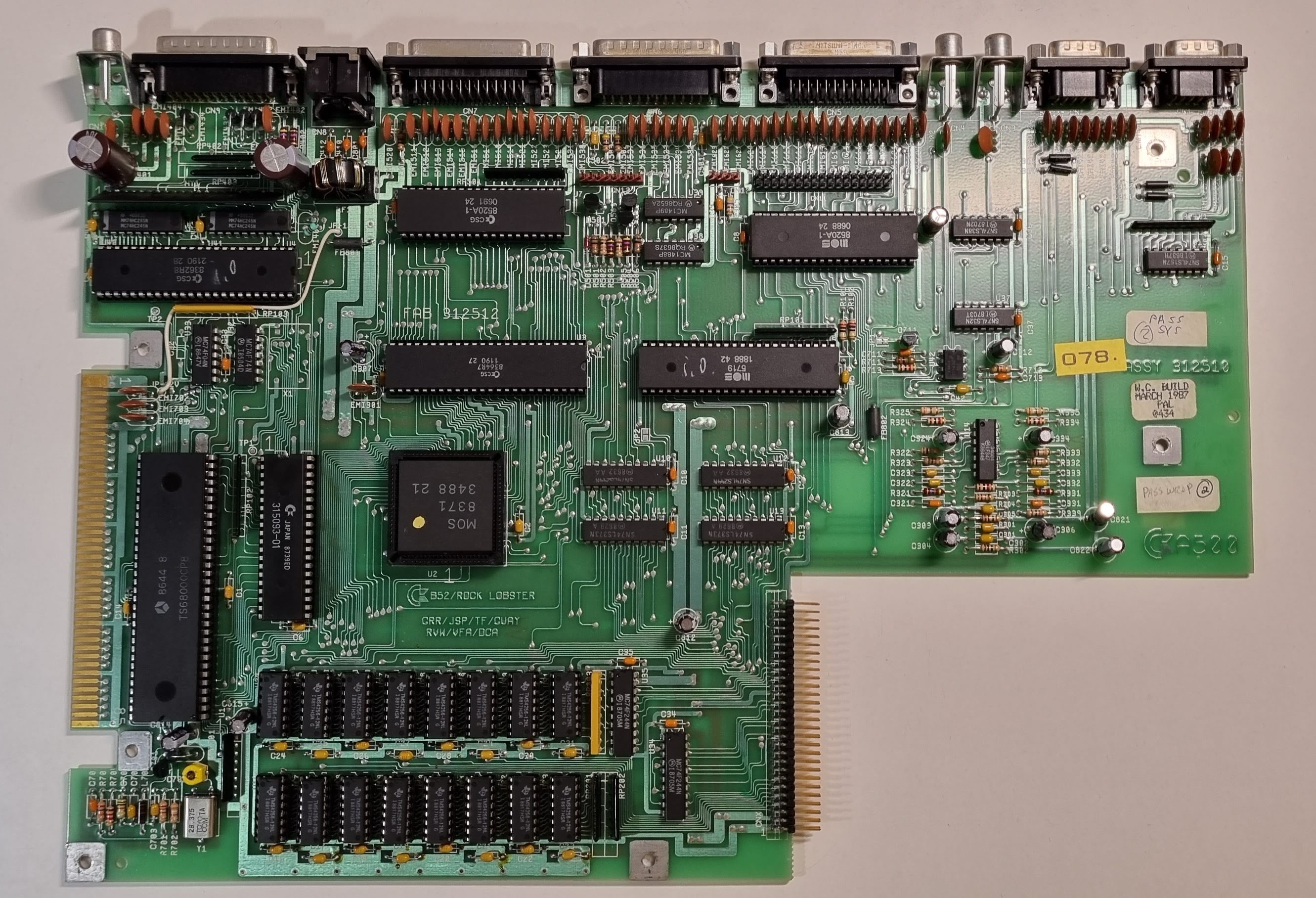 Commodore Amiga 500 Rev 3 Motherboard