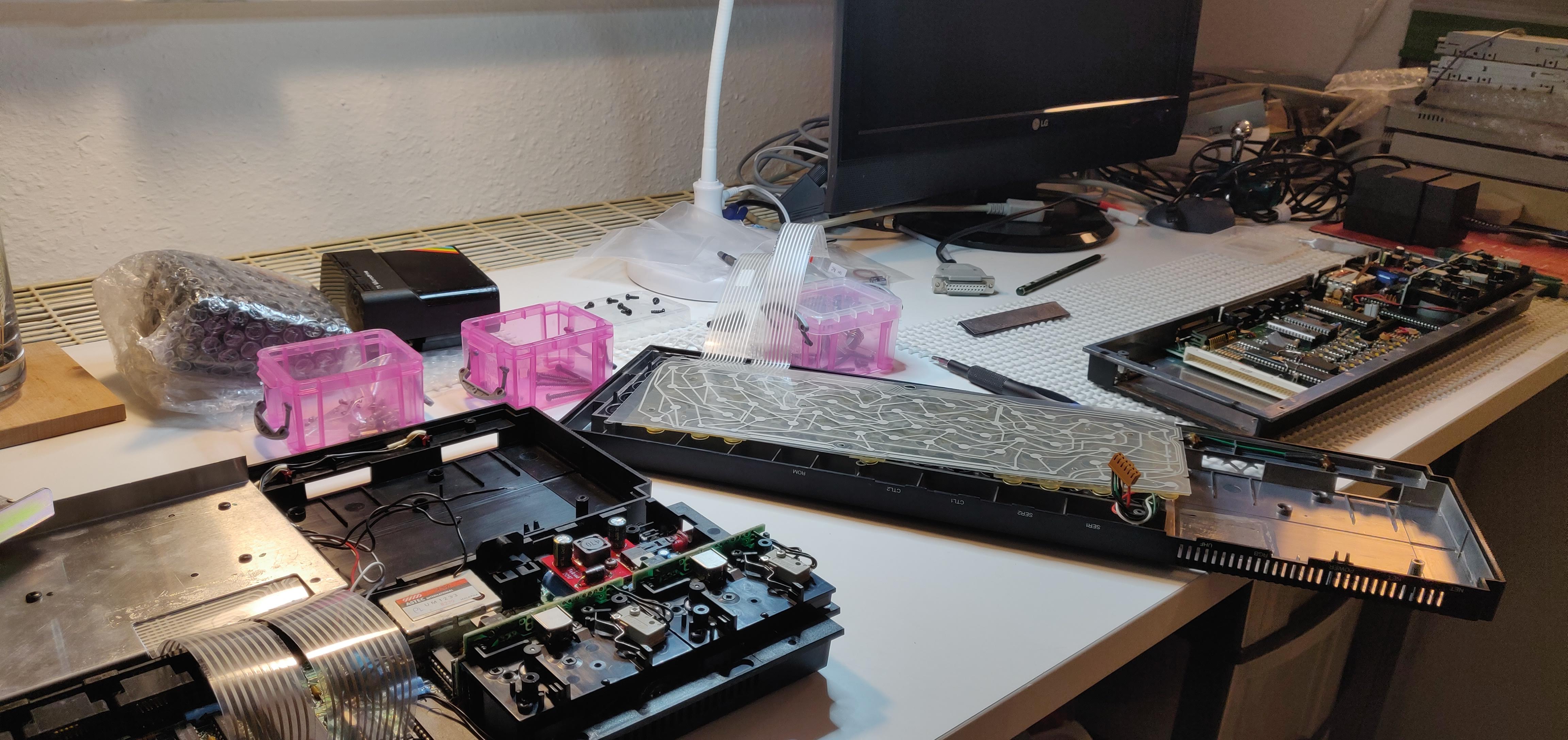 Working on multiple Sinclair QLs...